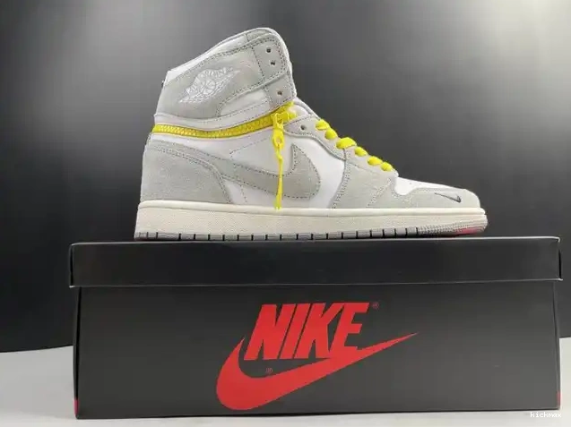 Cheap MAX Smoke Jordan Switch Light Air 1 High CW6576-100 0608